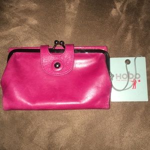 Hobo genuine leather wallet coin purse clutch.
